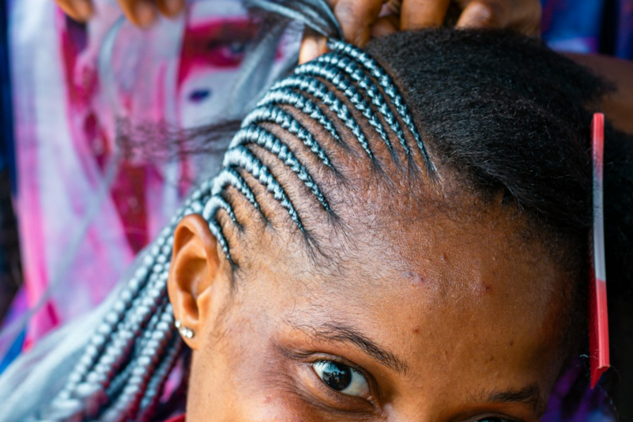 Kenyan salon using Mkufunzi POS